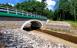 Most w Gardynach zastąpił starą konstrukcję